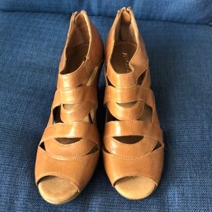 AEROSOLES Strappy Heeled Sandals with Zip - 9.5